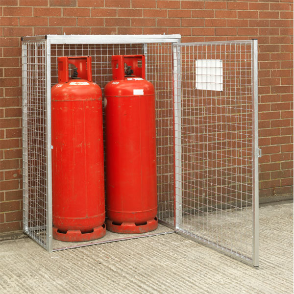 Gas Cylinder Cage for 2 x 47kg Cylinders | Available from Stock