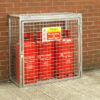 Gas Cylinder Cage for 3 x 19kg HDG by AMP Wire Ltd