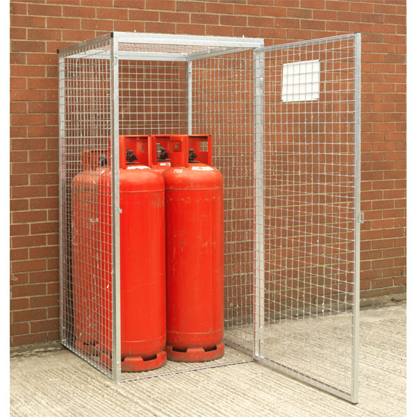 Gas Cylinder Cage for 4 x 47kg Cylinders | In Stock | Quick Delivery