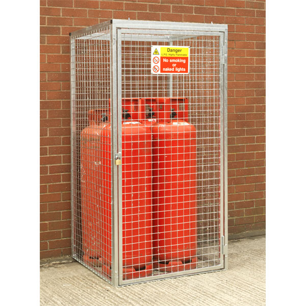 Gas Cylinder Cage for 4 x 47kg Cylinders | In Stock | Quick Delivery