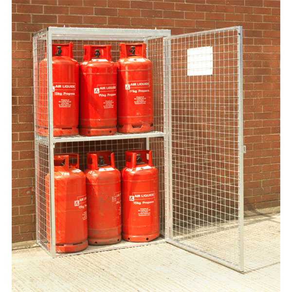 6 x 19kg Gas Cylinder Cages | Available from Stock | UK Made