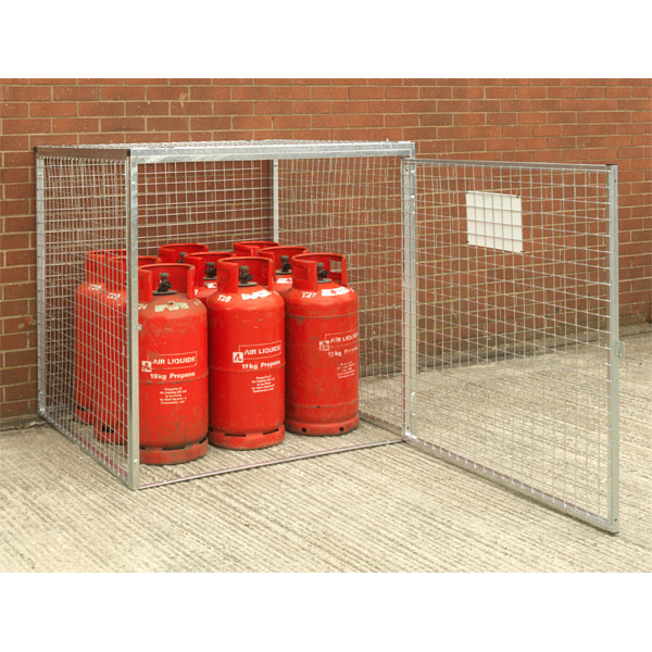 Gas Cylinder Cage for 9 x 19kg Cylinders | In Stock | Immediate Delivery