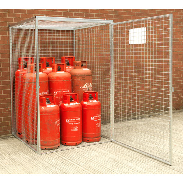 Gas Cylinder Cage for 9 x 47kg Cylinder | UK Made | Delivered from Stock