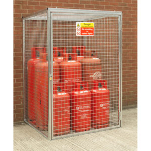 Gas Cylinder Cage for 9 x 47kg HDG by AMP Wire Ltd