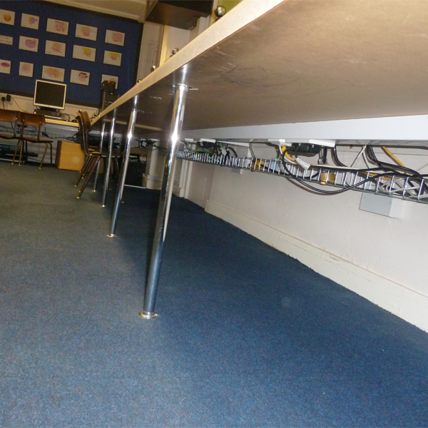 Under Desk Cable Trays Ampwire