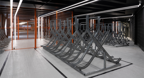 3 Hardman Square Cycle Store Partition