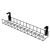 Black Cable Tray with Small Brackets by AMP Wire Ltd