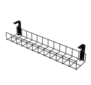 Black Cable Tray with Small Brackets by AMP Wire Ltd