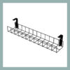 Cable-Tray-with-Small-Brackets-in-Black
