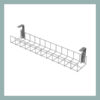 Cable-Tray-with-Small-Brackets-in-Silver