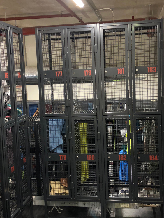 Wire Mesh Heavy Duty Lockers for Basement Storage