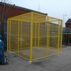 Completed Wire Mesh Gas Cage by AMP
