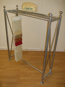 Hanger Stand to Display Fabric Swatches