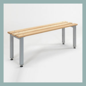 Free-Standing-Changing-Room-Bench-with-Adjustable-Feet