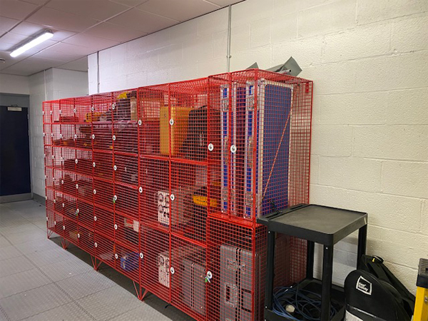 Wire Mesh Security Lockers