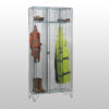 1 Door Nest of 3 Mesh Locker by AMP Wire