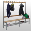 2mtr Single Sided Bench with Shoe Tray from AMP Wire