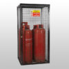 Black Powder Gas Cage for 4 x 47kg Cylinders from AMP