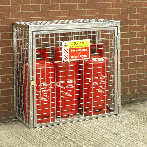 HDG Gas Cage for 3 x 19kg Cylinders from AMP