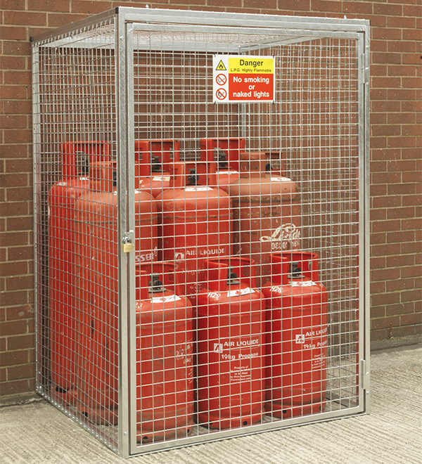 HDG Gas Cage for 9 x 47kg Cylinders from AMP