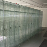 Mesh Lockers fitted Back to Back