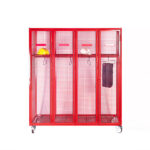 Mobile Fire Service Locker - red