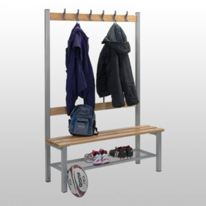 Single Sided Bench with Shoe Tray from AMP Wire